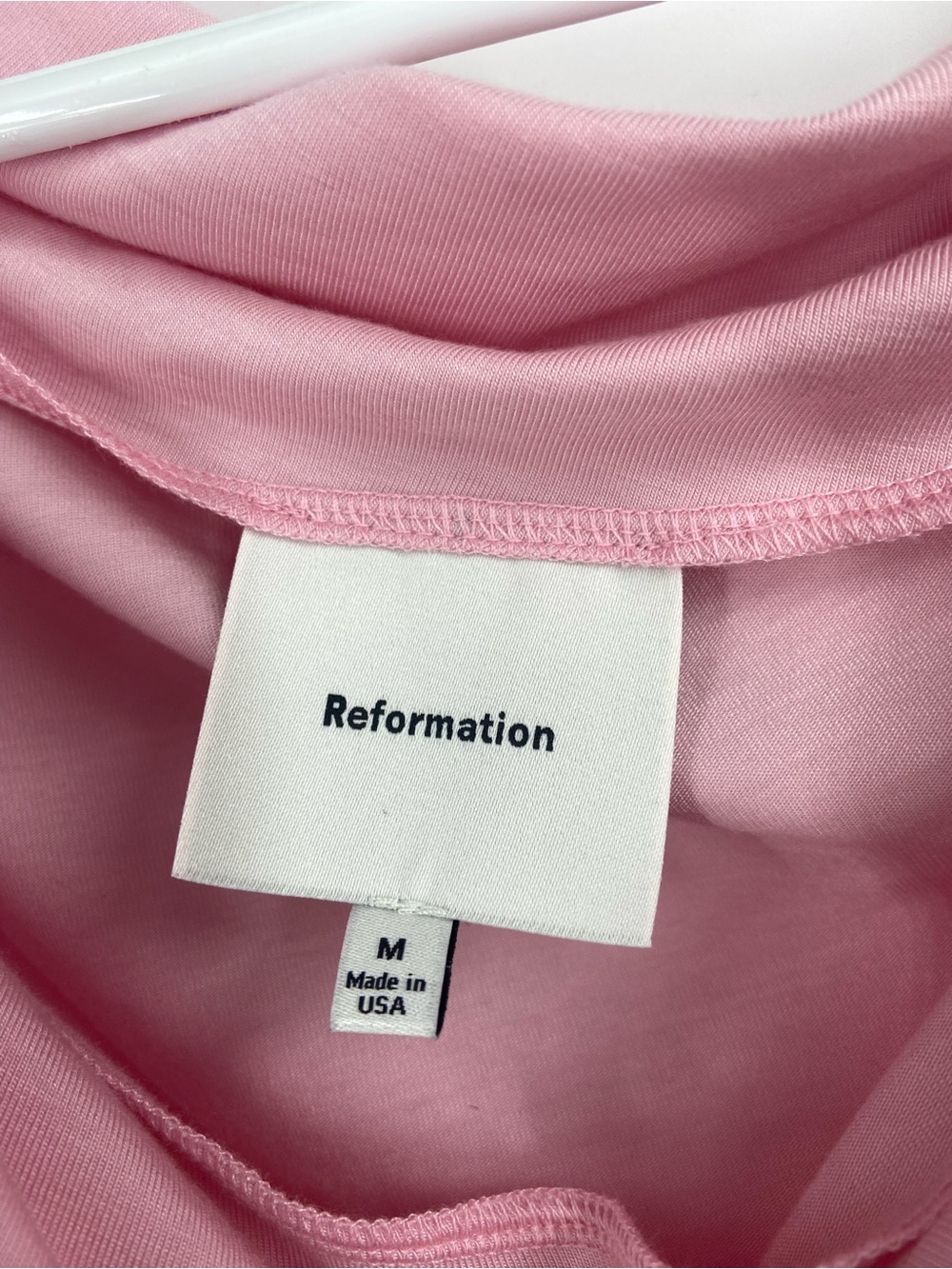 NWOT Reformation Belle Knit Dress Pink Medium - Picture 4 of 9